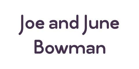 Joe and June Bowman